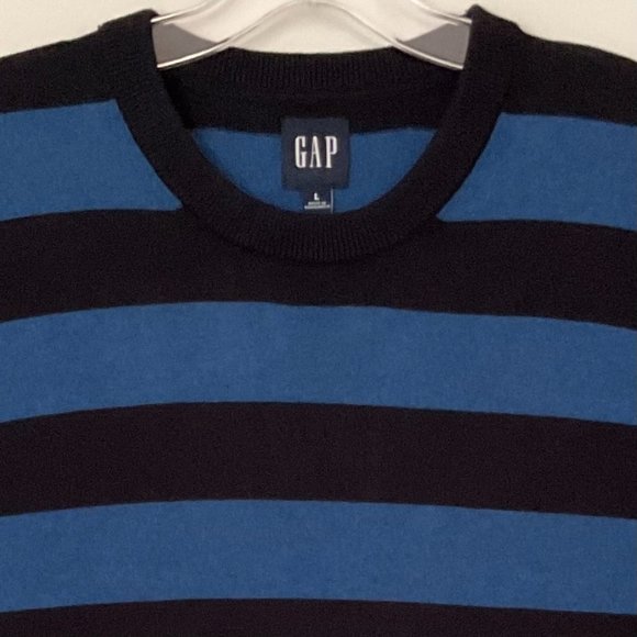 GAP Men's Crew Neck Long Sleeve Cotton Sweater NWOT Size L - Picture 1 of 4